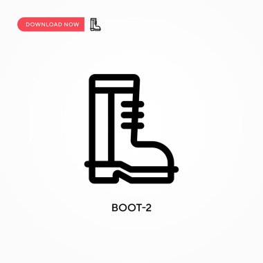 Boot-2 basit vektör simgesi. Web sitesi veya mobil uygulama için modern, basit düz vektör çizimi