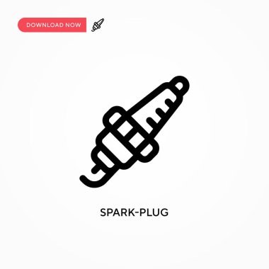 Buji Basit vektör simgesi. Web sitesi veya mobil uygulama için modern, basit düz vektör çizimi