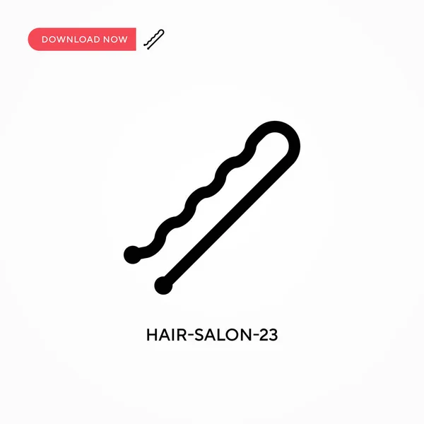 Hair Salon Ícone Vetorial Simples Ilustração Vetorial Plana Moderna Simples —  Vetores de Stock