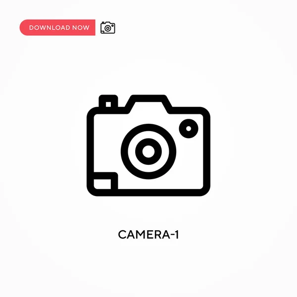 Camera Icona Vettoriale Semplice Moderna Semplice Illustrazione Vettoriale Piatta Sito — Vettoriale Stock