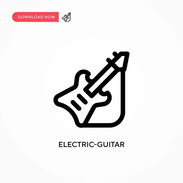 Gitarre Simple Vektor Ikone Moderne Einfache Flache Vektordarstellung Für Website — Stockvektor