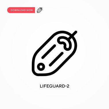 Cankurtaran-2 basit vektör simgesi. Web sitesi veya mobil uygulama için modern, basit düz vektör çizimi