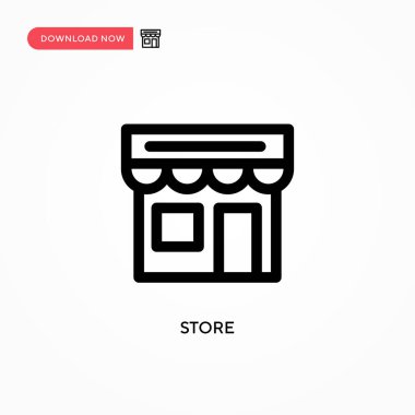 Basit vektör simgesini kaydet. Web sitesi veya mobil uygulama için modern, basit düz vektör çizimi