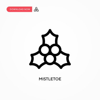 Ökse otu basit vektör simgesi. Web sitesi veya mobil uygulama için modern, basit düz vektör çizimi