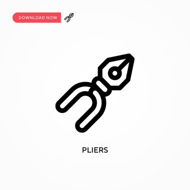 Kerpeten basit vektör simgesi. Web sitesi veya mobil uygulama için modern, basit düz vektör çizimi