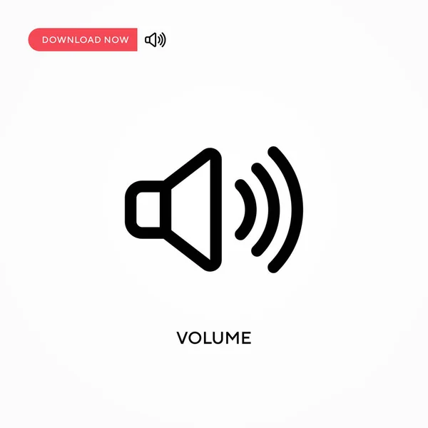 Volume Eenvoudige Vector Icoon Moderne Eenvoudige Platte Vectorillustratie Voor Website — Stockvector