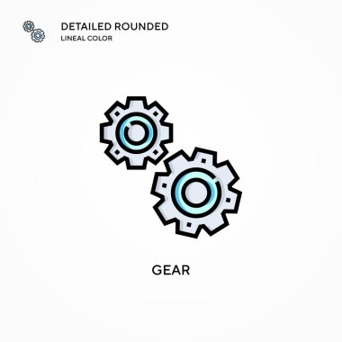 Vites vektör simgesi. Modern vektör illüstrasyon kavramları. Düzenlemesi ve kişiselleştirmesi kolay.