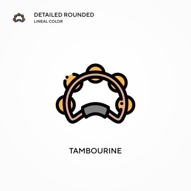 Tef vektör simgesi. Modern vektör illüstrasyon kavramları. Düzenlemesi ve kişiselleştirmesi kolay.