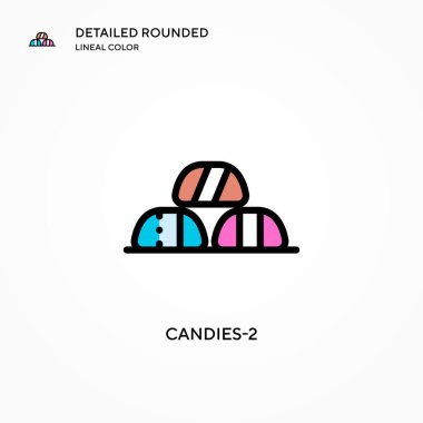 Şekerleme-2 vektör simgesi. Modern vektör illüstrasyon kavramları. Düzenlemesi ve kişiselleştirmesi kolay.