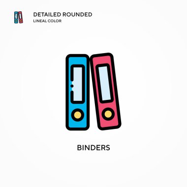 Bağlayıcı vektör simgesi. Modern vektör illüstrasyon kavramları. Düzenlemesi ve kişiselleştirmesi kolay.