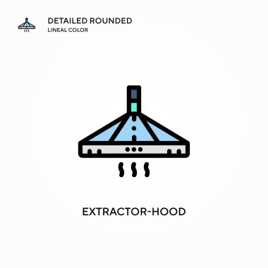 Çekici kaput vektör simgesi. Modern vektör illüstrasyon kavramları. Düzenlemesi ve kişiselleştirmesi kolay.