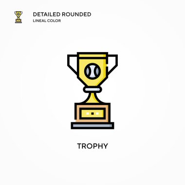 Ödül vektör simgesi. Modern vektör illüstrasyon kavramları. Düzenlemesi ve kişiselleştirmesi kolay.