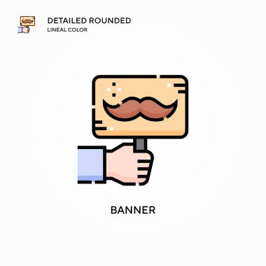 Sancak vektör simgesi. Modern vektör illüstrasyon kavramları. Düzenlemesi ve kişiselleştirmesi kolay.