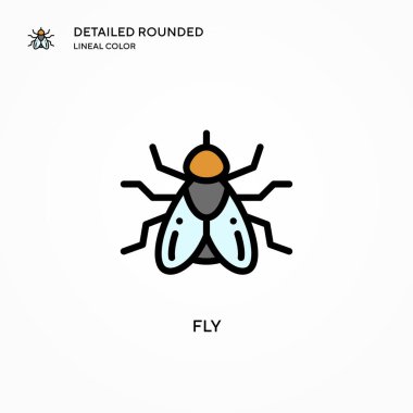 Vektör simgesini uçur. Modern vektör illüstrasyon kavramları. Düzenlemesi ve kişiselleştirmesi kolay.