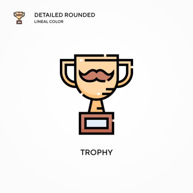 Ödül vektör simgesi. Modern vektör illüstrasyon kavramları. Düzenlemesi ve kişiselleştirmesi kolay.