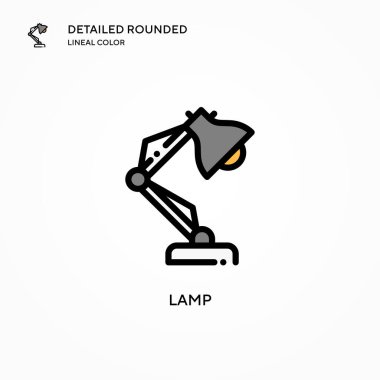 Lamba vektör simgesi. Modern vektör illüstrasyon kavramları. Düzenlemesi ve kişiselleştirmesi kolay.