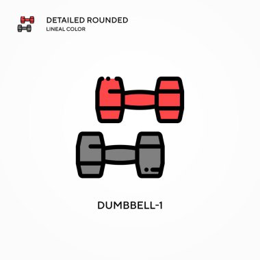 Aptal-1 vektör simgesi. Modern vektör illüstrasyon kavramları. Düzenlemesi ve kişiselleştirmesi kolay.