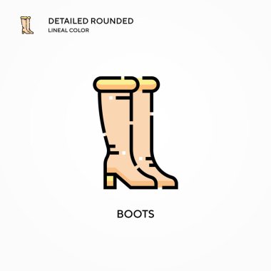 Çizme vektör simgesi. Modern vektör illüstrasyon kavramları. Düzenlemesi ve kişiselleştirmesi kolay.