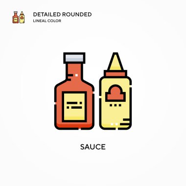 Sos vektör simgesi. Modern vektör illüstrasyon kavramları. Düzenlemesi ve kişiselleştirmesi kolay.