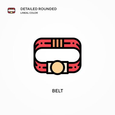 Kemer vektör simgesi. Modern vektör illüstrasyon kavramları. Düzenlemesi ve kişiselleştirmesi kolay.