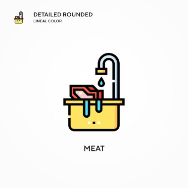 Et vektör simgesi. Modern vektör illüstrasyon kavramları. Düzenlemesi ve kişiselleştirmesi kolay.