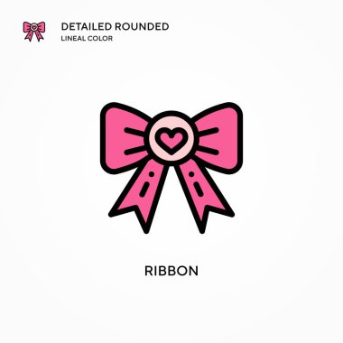 Kurdele vektör simgesi. Modern vektör illüstrasyon kavramları. Düzenlemesi ve kişiselleştirmesi kolay.