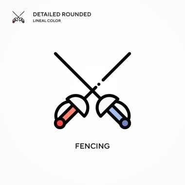 Eskrim vektör simgesi. Modern vektör illüstrasyon kavramları. Düzenlemesi ve kişiselleştirmesi kolay.