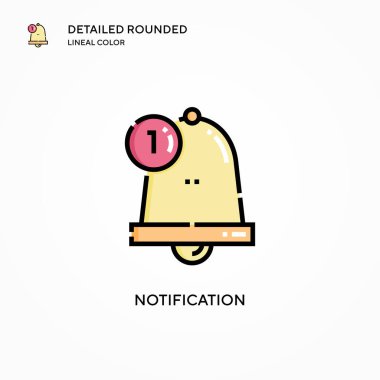 Uyarı vektör simgesi. Modern vektör illüstrasyon kavramları. Düzenlemesi ve kişiselleştirmesi kolay.