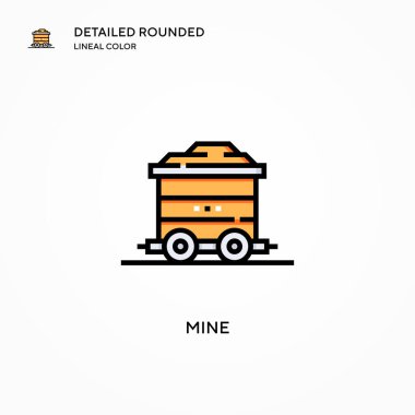 Benimki vektör ikonu. Modern vektör illüstrasyon kavramları. Düzenlemesi ve kişiselleştirmesi kolay.