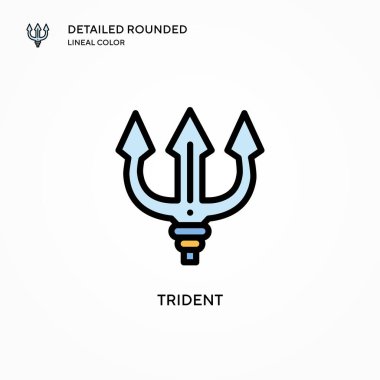 Üçgen vektör ikonu. Modern vektör illüstrasyon kavramları. Düzenlemesi ve kişiselleştirmesi kolay.