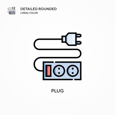 Tak vektör simgesi. Modern vektör illüstrasyon kavramları. Düzenlemesi ve kişiselleştirmesi kolay.