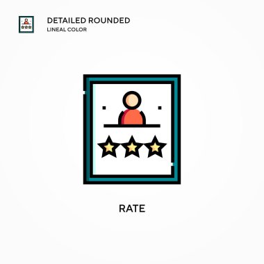 Oy vektör simgesi. Modern vektör illüstrasyon kavramları. Düzenlemesi ve kişiselleştirmesi kolay.