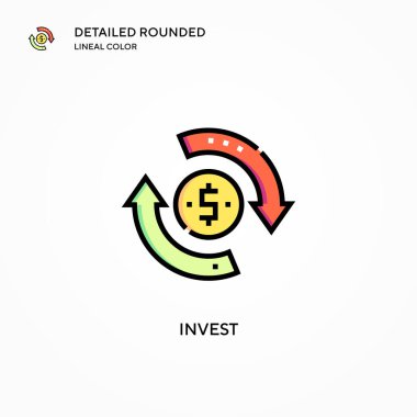 Vektör simgesi oluşturun. Modern vektör illüstrasyon kavramları. Düzenlemesi ve kişiselleştirmesi kolay.