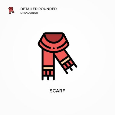 Atkı vektör simgesi. Modern vektör illüstrasyon kavramları. Düzenlemesi ve kişiselleştirmesi kolay.