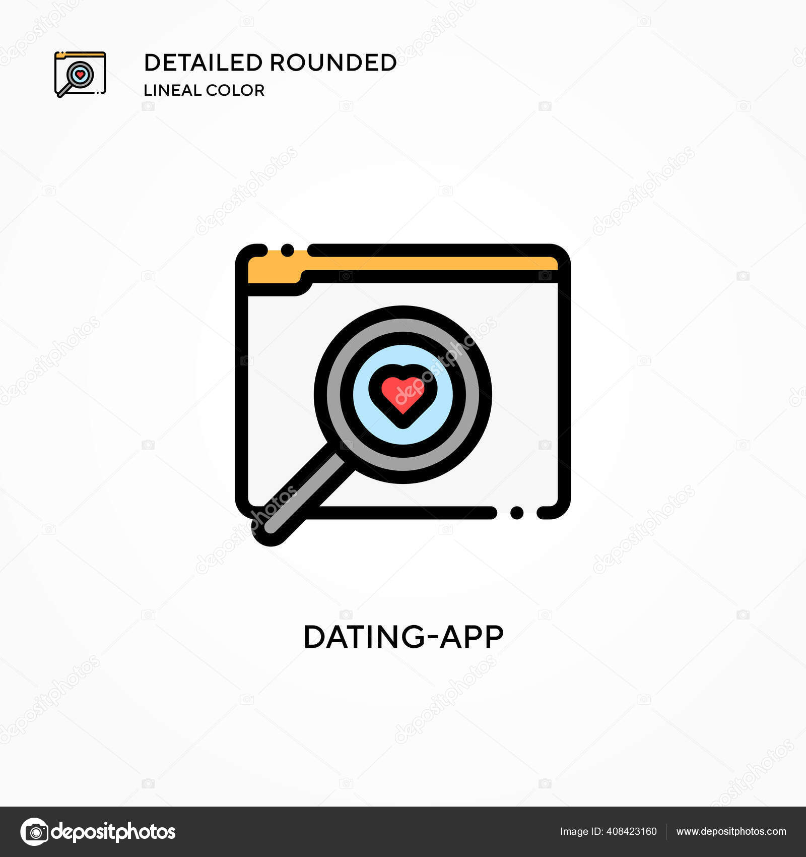 Dating app notification symbols
