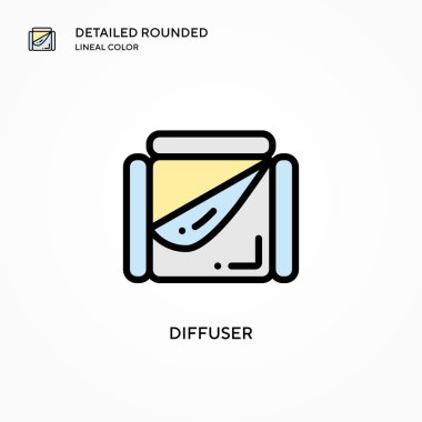 Yayıcı vektör simgesi. Modern vektör illüstrasyon kavramları. Düzenlemesi ve kişiselleştirmesi kolay.