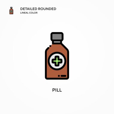 Hap vektör simgesi. Modern vektör illüstrasyon kavramları. Düzenlemesi ve kişiselleştirmesi kolay.