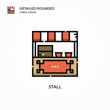 Vektör simgesini oyala. Modern vektör illüstrasyon kavramları. Düzenlemesi ve kişiselleştirmesi kolay.