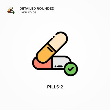 Hap-2 vektör ikonu. Modern vektör illüstrasyon kavramları. Düzenlemesi ve kişiselleştirmesi kolay.