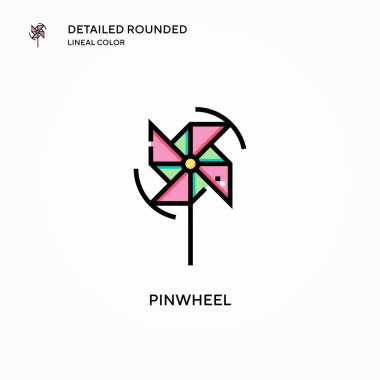 Fırıldak vektör simgesi. Modern vektör illüstrasyon kavramları. Düzenlemesi ve kişiselleştirmesi kolay.