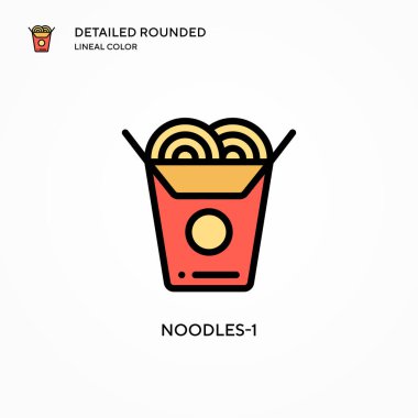 Erişte-1 vektör simgesi. Modern vektör illüstrasyon kavramları. Düzenlemesi ve kişiselleştirmesi kolay.