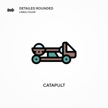 Mancınık vektör simgesi. Modern vektör illüstrasyon kavramları. Düzenlemesi ve kişiselleştirmesi kolay.