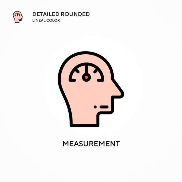 Messvektorsymbol Moderne Konzepte Zur Vektorillustration Einfach Bearbeiten Und Anzupassen — Stockvektor