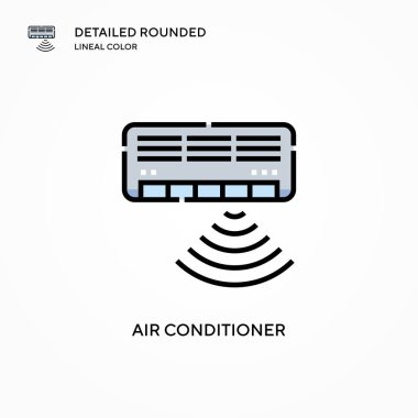 Klima vektör simgesi. Modern vektör illüstrasyon kavramları. Düzenlemesi ve kişiselleştirmesi kolay.