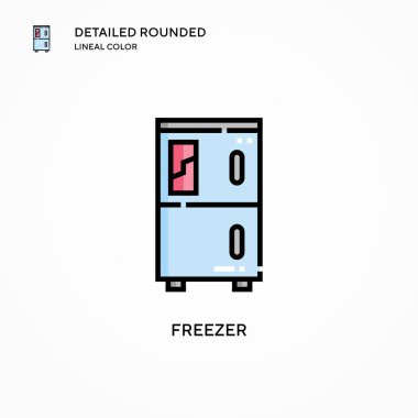 Dondurucu vektör simgesi. Modern vektör illüstrasyon kavramları. Düzenlemesi ve kişiselleştirmesi kolay.