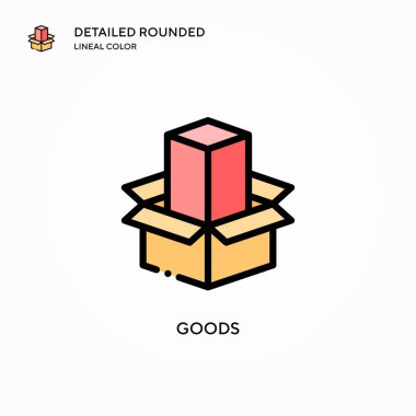 Mal vektör simgesi. Modern vektör illüstrasyon kavramları. Düzenlemesi ve kişiselleştirmesi kolay.