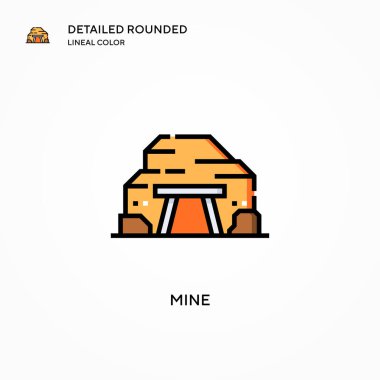 Benimki vektör ikonu. Modern vektör illüstrasyon kavramları. Düzenlemesi ve kişiselleştirmesi kolay.