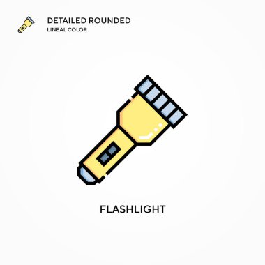 El feneri vektör simgesi. Modern vektör illüstrasyon kavramları. Düzenlemesi ve kişiselleştirmesi kolay.