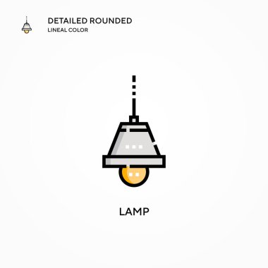 Lamba vektör simgesi. Modern vektör illüstrasyon kavramları. Düzenlemesi ve kişiselleştirmesi kolay.