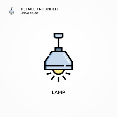 Lamba vektör simgesi. Modern vektör illüstrasyon kavramları. Düzenlemesi ve kişiselleştirmesi kolay.